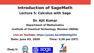 SageMath Lecture 5 [upl. by Rednave]