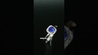 Nhẫn đá quý nữ cực xinh sapphire ringtone nhannu trangsucvn diamond jewellery viralvideo [upl. by Jehiah870]