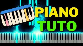 🎵 Yann Tiersen  Comptine dun autre été Amelie Poulain  Piano Tutorial Synthesia [upl. by Alfreda]