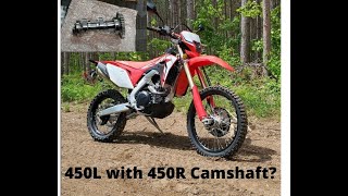 Honda CRF450L Build EP3Camshaft Upgrade CRF450RL [upl. by Almita]