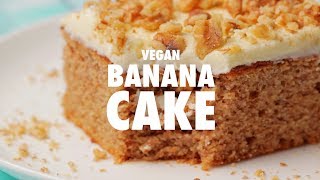 Vegan Banana Cake  Loving It Vegan [upl. by Aes]