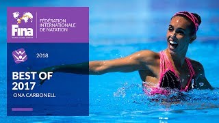 The most decorated artistic swimmer Ona Carbonell  Best of FINA 2017 [upl. by Ettesus]