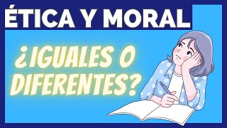 Ética y Moral Etimología semejanzas y diferencias  PENSAR Y CR [upl. by Aneetak]