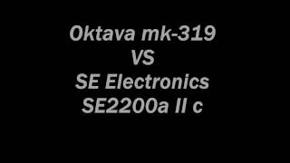 Microphone shootout Oktava Mk319 vs SE Electronics SE2200a II c [upl. by Atsillac]