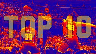 Top 10 CavsWarriors Plays From 2018 Playoffs [upl. by Runkle]