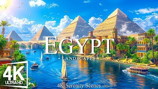 Egypt 4K  Exploration of Ancient Mysteries and Majestic Landscapes with Calming Music  4K UHD [upl. by Meilen]