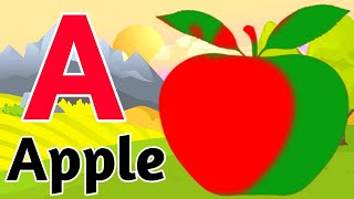 a for apple b for ball abcd a se apple b se ball16 hindivarnmala chandakidstv [upl. by Aloin]