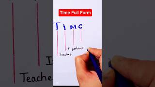 Time Full Form  Full Form of Time shorts ytshorts time viralshorts [upl. by Cutlor148]