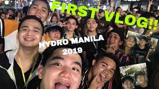 FIRST VLOG HYDRO MANILA 2019 w TIKTOK INFLUENCER [upl. by Hairej]