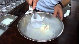 Liquid Nitrogen Ice Cream Demonstration [upl. by Enitsirhk]