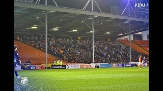 Brilliant atmosphere from Tranmere fans at Blackpool [upl. by Nnylyaj592]