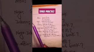 tense viralshort practice englishgrammar [upl. by Ynnub]