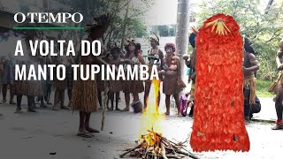 Tupinambás reencontram manto sagrado que ficou na Europa por mais de 300 anos [upl. by Luy]