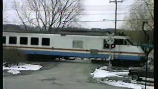 Amtrak Turboliner north at Chelsea NY [upl. by Enyr]