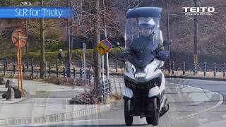 【TEITO Mobility Service】YAMAHA Tricity 125155 Roof kit 【Roof ScooterMotorcycle Canopy】 [upl. by Llyrrad631]