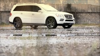 Mercedes Benz GL450 on 22quot Vossen VVSCV3 Concave Wheels  Rims [upl. by Razec]