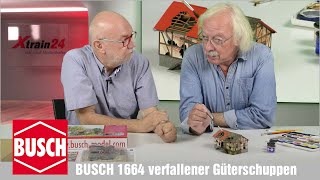 BUSCH Bausatz quotverfallener Güterschuppenquot [upl. by Odlaner]