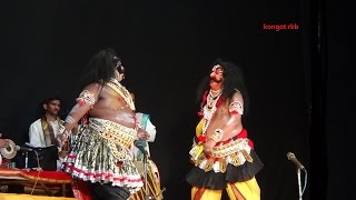 Yakshagana  Bheemasena  9  Bakasura pravesha  Vadhe  Kollangana Manya [upl. by Minta]