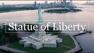 Statue of Liberty 4k drone [upl. by Flanna]