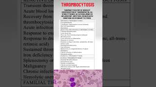 Thrombocytosis neetpg mbbs pathologyacademy draditikumar usmle [upl. by Aikyn]