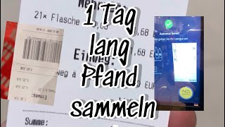 1 Tag lang Pfand  Leergut sammeln und reich werden Pfand Highlights 2023 [upl. by Wing]