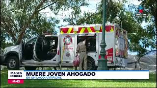 Joven murió ahogado en un lago artificial de Zapopan  Noticias GDL con Fabiola Anaya [upl. by Murdock702]