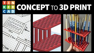 Learn How to Turn Your Ideas Into 3D Prints using TinkerCAD [upl. by Enelrak117]