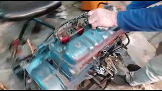 rebuild engine first run peugeot indenor [upl. by Dewees]