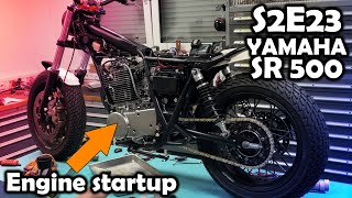 Yamaha SR500  S2E23 Motor Starten Vergaser Probleme [upl. by Eissirk]