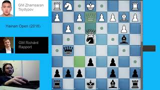 CHESS French Defence Horwitz Attack 2 b3 Tsydypov  Rapport 2016 [upl. by Rubie112]