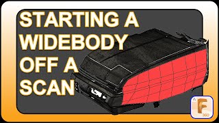 3D Scan to Part Series Part 4  How To Begin Designing A WideBody Fender Off A Scan With Forms [upl. by Merta]