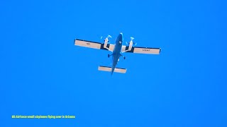 US Air Force small airplanes flying over in Arizona [upl. by Rosalinde94]