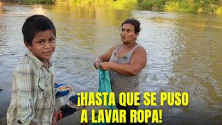 Hasta que se puso a lavar ropa la señora que no le gustan los frijoles 😅 delmis chovevo [upl. by Lindsay]