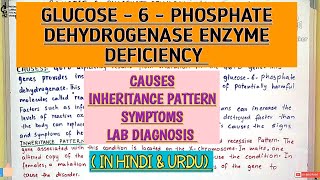 Glucose6phosphate dehydrogenase deficiency anemiaG6PDcausesinheritance patternHemolytic anemia [upl. by Juxon]