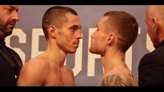 EXTREMELY HEATED  CARL FRAMPTON v SCOTT QUIGG  OFFICIAL FULL WEIGH IN  FRAMPTON v QUIGG [upl. by Rutherfurd21]