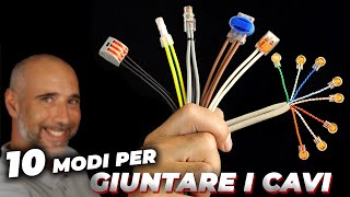 10 soluzioni per giuntare cavi elettrici SENZA usare il nastro isolante [upl. by Ailimac451]