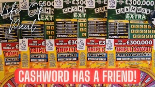 £15 of the New Triple Payout Scratch Cards vs £15 of Cashword Extra [upl. by Tija]