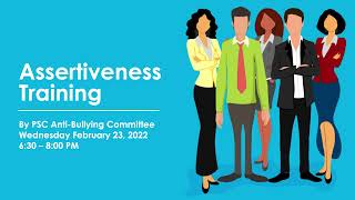 Assertiveness Training by the PSC AntiBullying Committee [upl. by Ade]