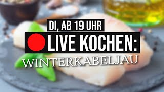 Skrei mit Fenchel Steckrübenstampf amp Beurre Blanc  🔴LIVE KOCHEN [upl. by Sivek]