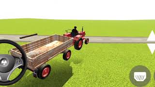 ट्रैक्टर ट्रॉली पलटी कुछ🎮 tractor trali palti 🚓JCB game 💥 [upl. by Sihunn188]