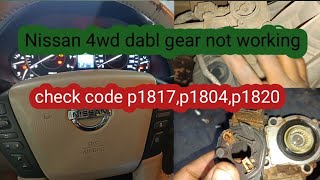 how to 4wd gear not working code p1817p1804 viralvideo hindi subscribe [upl. by Pelagia]