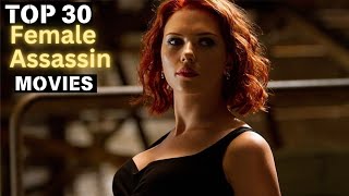 Top 30 Female Assassin Action Movies  Must Watch Hollywood Movies [upl. by Maibach]