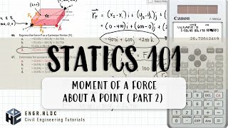 CE Board Exam Review Statics  Moment of Force about a Point Part 2 [upl. by Tullius251]