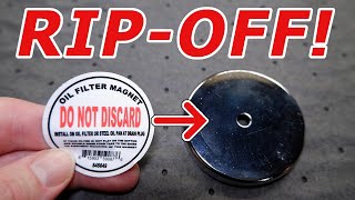 Oil Filter MAGNET Comparison NO ONE ASKED FOR THIS [upl. by Wanonah]