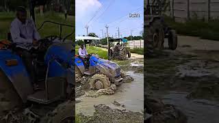 New holland 6010 4x4 farmer modified automobile stunt youtube tractorvideos tractorstunt 855 [upl. by Liva]