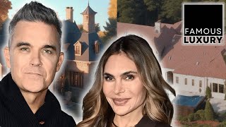 Robbie Williams 495M Holmby Hills Mansion amp £175M London Home [upl. by Aneri935]