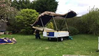 Cabanon Galaxy trailer tent build pt1 [upl. by Paske]