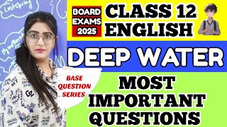 Deep water class 12 question answers [upl. by Geoffrey643]