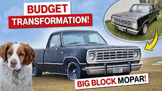 1974 Dodge BIG BLOCK Shortbed Truck Budget Friendly Transformation Mopar Muscle Truck [upl. by Franci]