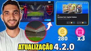 Atualização 420 🔥 5 Estádios e Nova Lojinha por GP eFootball 25 Mobile [upl. by Salomi]